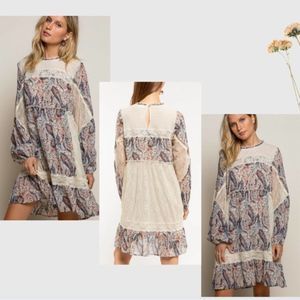 POL Boho Midi Dress SMALL $83